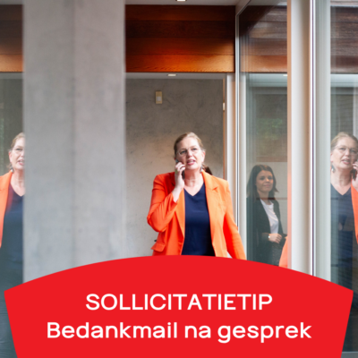 Bedankmail na solliciteren